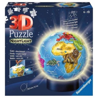 Ravensburger - Puzzle 3d Globe Lumineux