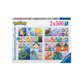 Puzzle Pokémon 2x 500 pieces - Collection de Pokémon - A partir de 1