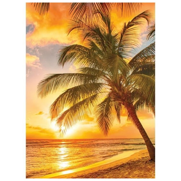Puzzle 2x500 pieces - Plage et montagnes - Puzzle adultes Ravensburger
