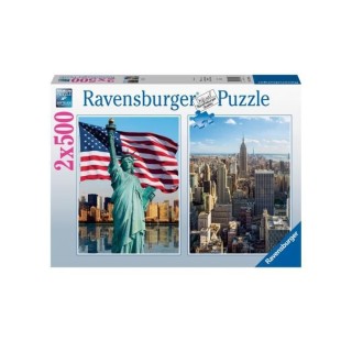 Puzzle 2x500 pieces - New-York - Puzzle adultes Ravensburger - Des 10