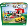 Brio World Circuit Gare centrale - Coffret complet 37 pieces - Circuit de train en bois - Ravensburger - Mixte des 3 ans - 33989