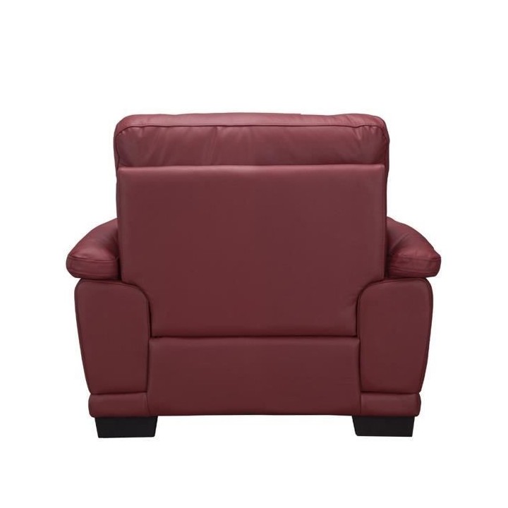 Fauteuil - Cuir et simili rouge - NEWTON