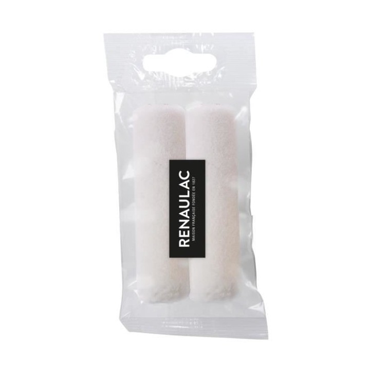 RENAULAC Recharge 2 mini manchons laqueurs 110 mm pour rouleau de pein