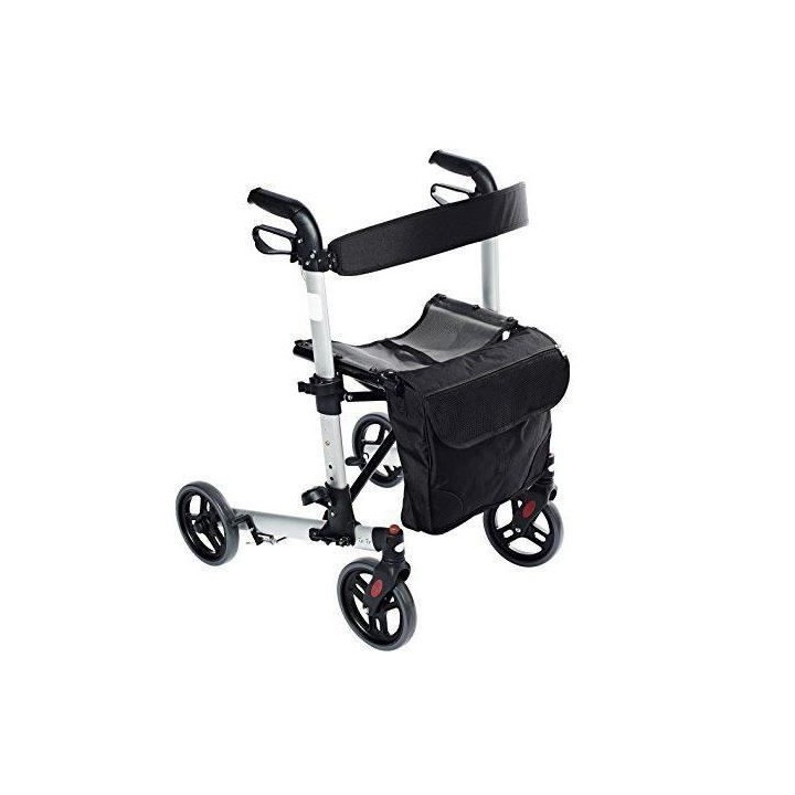RIDDER Déambulateur Outdoor Premium - Avec assise et sac a courses