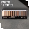 RIMMEL Ombre a paupieres Palette Magnif'Eyes 12 Pan - 001 Nude Edition