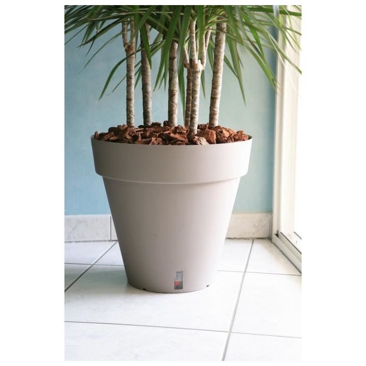 RIVIERA Pot de fleurs Loft avec réserve d'eau - Rond - Ø 60 x H 55 c