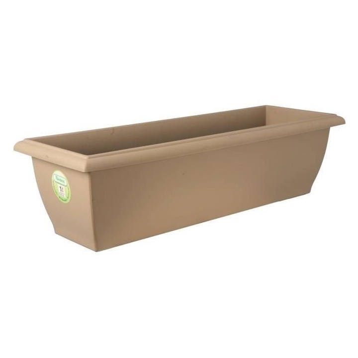 RIVIERA Jardiniere Grande Evolution 69cm - Contenance 18l - Taupe