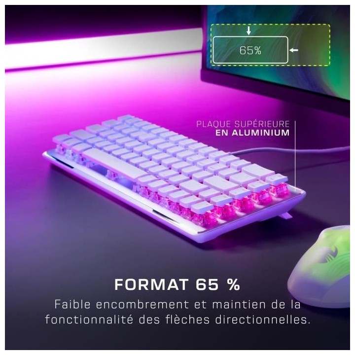 Clavier filaire - Optique et mécanique - ROCCAT - Vulcan II Max - AZE