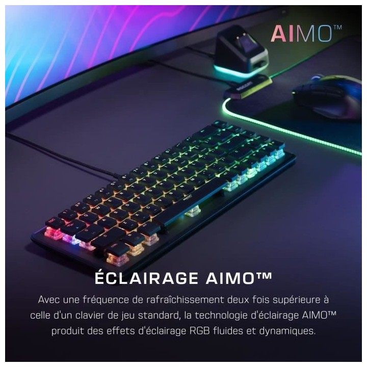 Clavier filaire - Optique et mécanique - ROCCAT - Vulcan II Mini - AZ