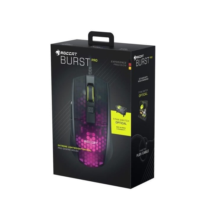 ROCCAT Souris gamer BURST PRO - Noir
