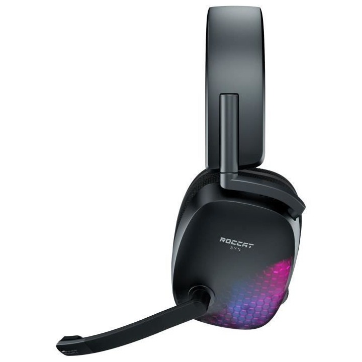 Casque-Micro Gaming - ROCCAT - Syn Max Air - Sans Fil - Multiplateform