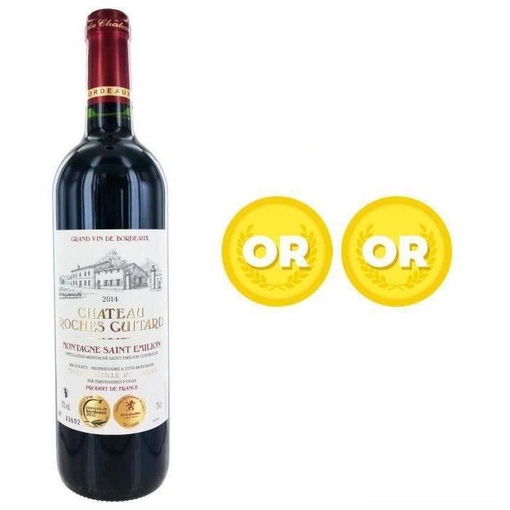Château Roches Guitard Montagne 2014 Montagnes Saint-Emilion - Vin ro