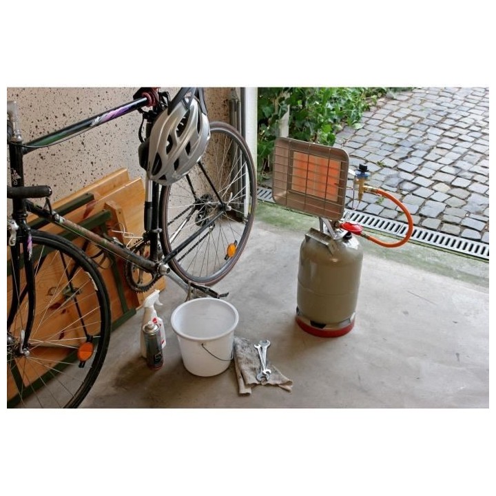 ROTHENBERGER Chauffage mobile infrarouge - Brasero Piezo - Gris