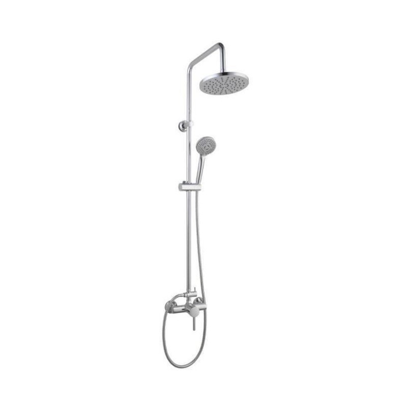 ROUSSEAU Colonne de douche avec robinet mitigeur mécanique Timaru chrome