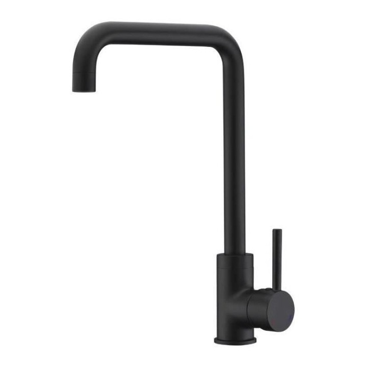 ROUSSEAU Robinet mitigeur de cuisine Kiloo - Sans douchette - Noir