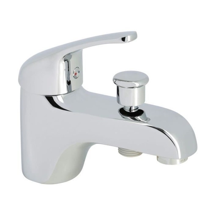 ROUSSEAU Robinet mitigeur mécanique baignoire et douche - Chromé - M