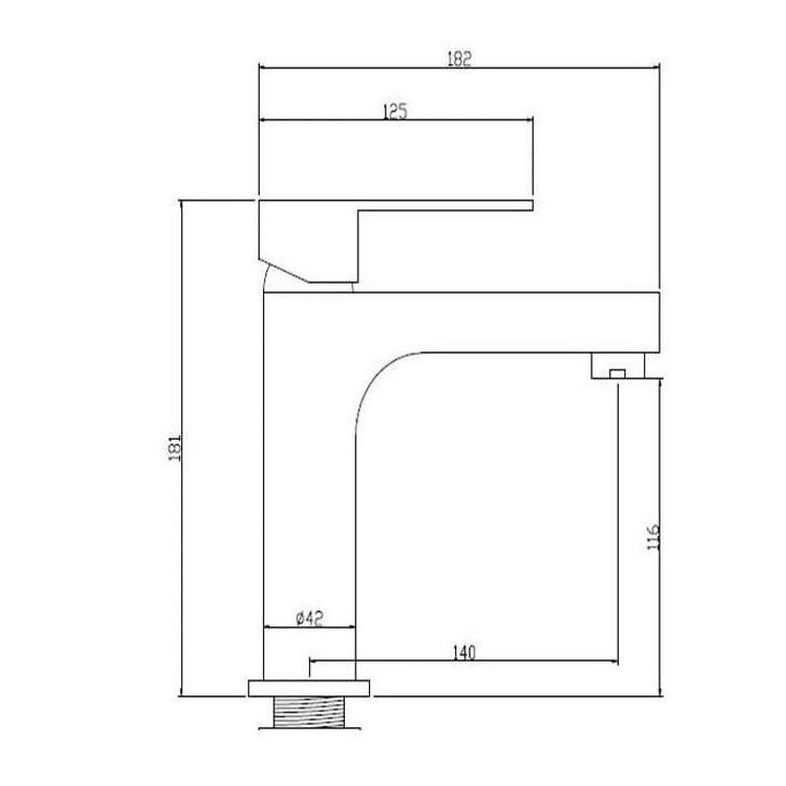 ROUSSEAU Robinet mitigeur lavabo Adaman