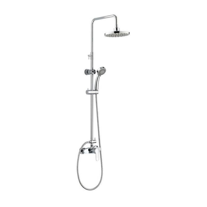 ROUSSEAU Colonne de douche avec robinet mitigeur mécanique Shenti chrome