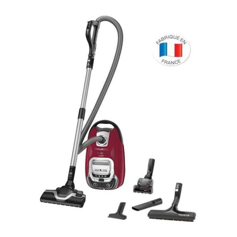 ROWENTA RO7473EA Aspirateur Traineau Sac Silence Force - Silencieux et Performant - Capacité 4,5 L - Accessoires Poils d'Animau