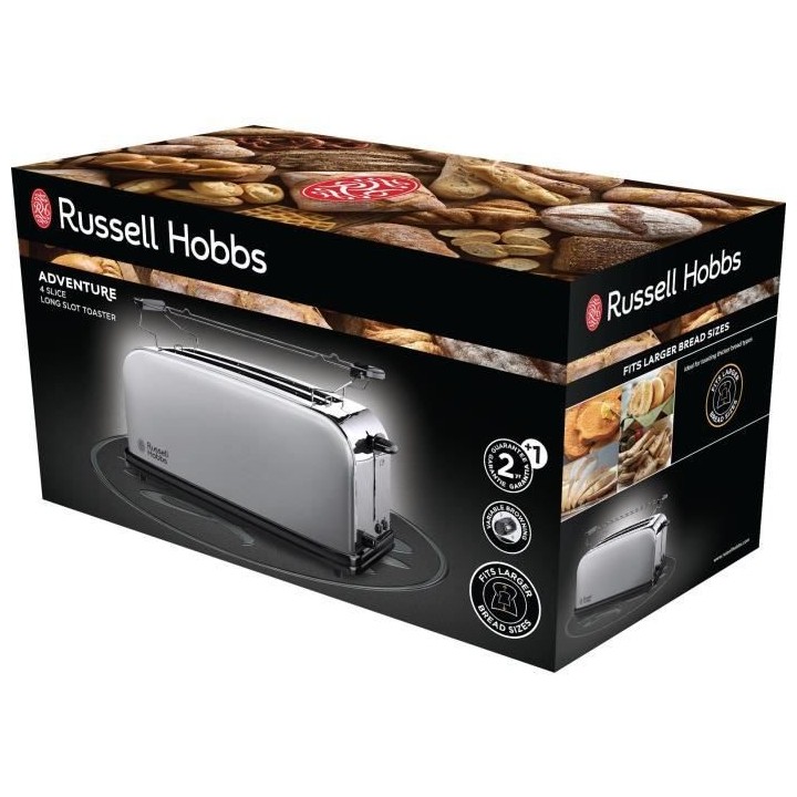 RUSSELL HOBBS 23610-56 Toaster Grille Pain Adventure 2 Fentes Spécial