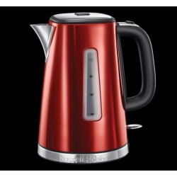 RUSSELL HOBBS 23210-70 Bouilloire Electrique 1.7L Luna, Ébullition Rapide, Niveau Eau Visible, Ouverture Facile - Rouge