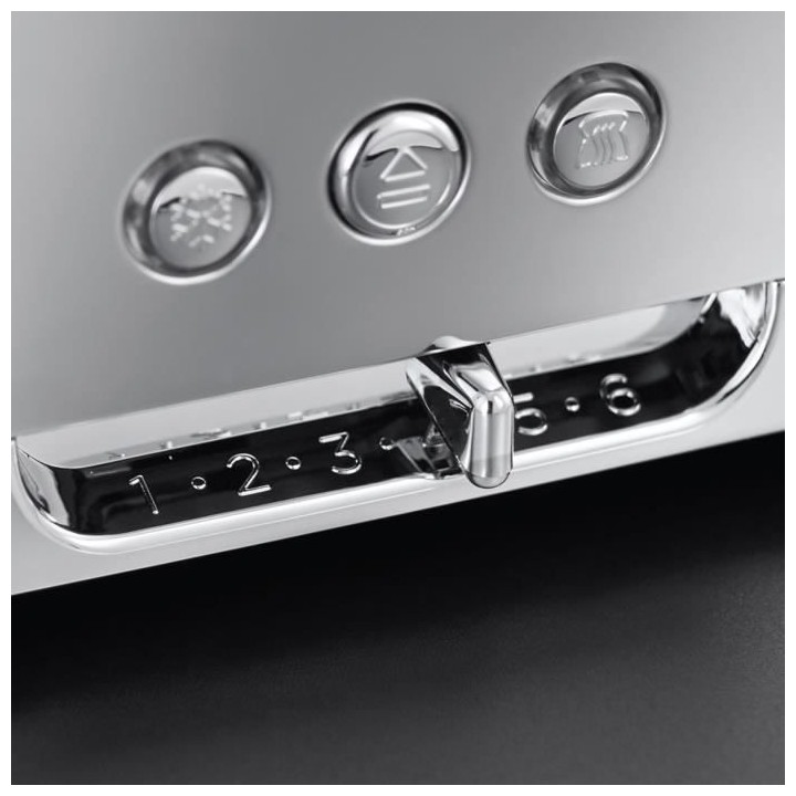 RUSSELL HOBBS 24310-56 Toaster Grille-Pain Luna, Spécial Baguette, Cu