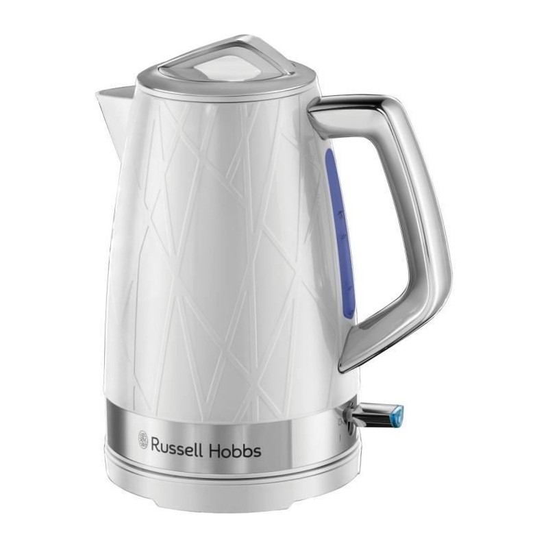 Russell Hobbs 28080-70 Bouilloire 1,7L Structure, Ebullition Rapide, Consomme Moins d'Energie, Base Multidirectionnelle 360° -