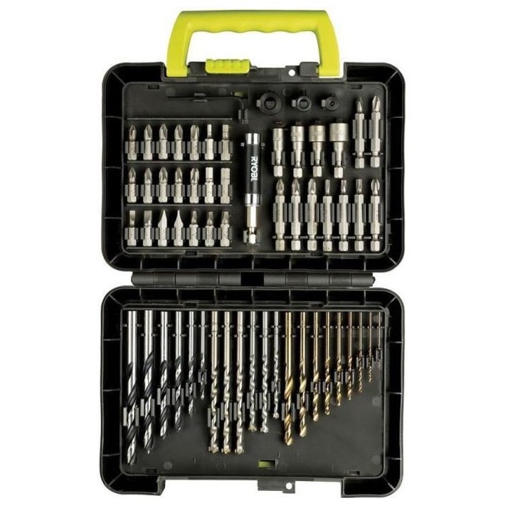 Coffret RYOBI 60 accessoires - perçage et vissage RAK60DDF