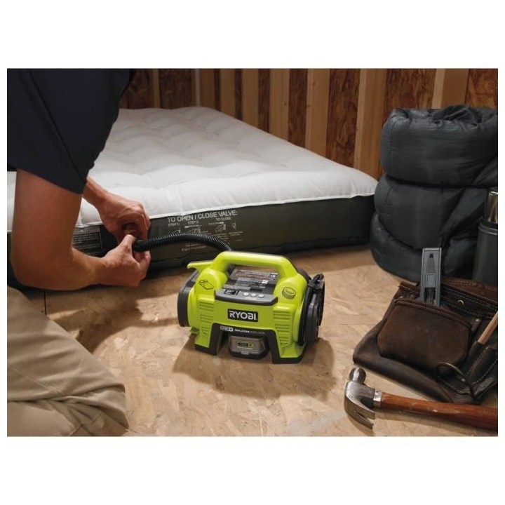 Compresseur RYOBI 18V 10.3bars OnePlus - sans batterie ni chargeur R18