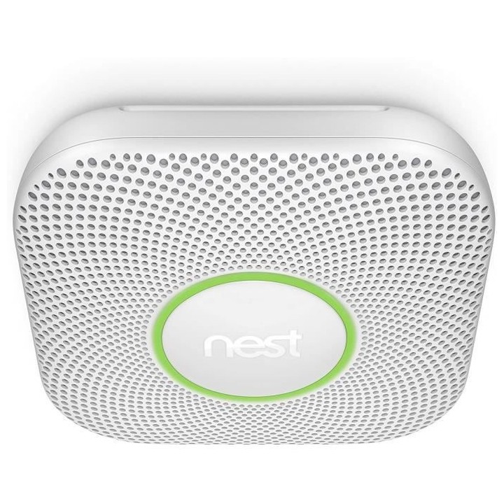 GOOGLE - Détecteur de fumée - Nest Protect 2nd Gen Battery - White