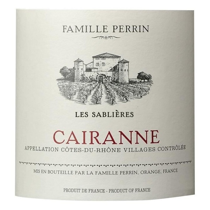Famille Perrin Les Sablieres 2018 Côtes-du-Rhône Villages Cairanne -