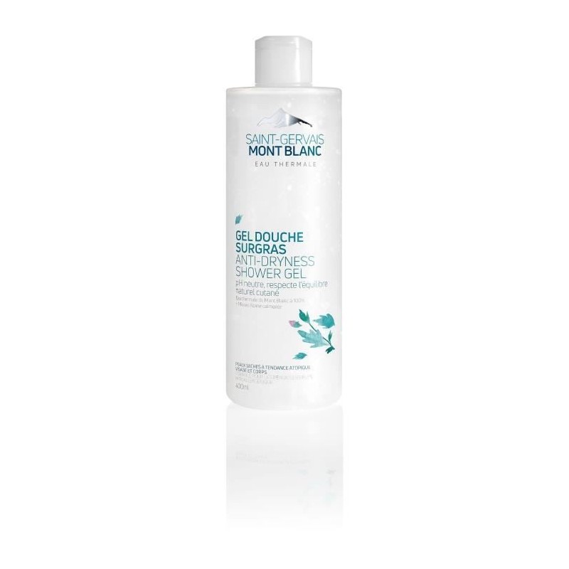 Gel Douche Saint Gervais Mont Blanc Nettoyant Corps Surgras 400 ml