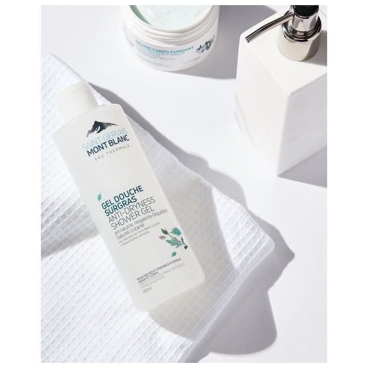 Gel Douche Saint Gervais Mont Blanc Nettoyant Corps Surgras 400 ml
