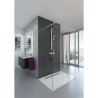 AURYS Paroi de douche en kit BALTIQUE CLAIRE - Verre Timeless 8 mm trempé by Saint-Gobain - L.140 cm x H.198 cm