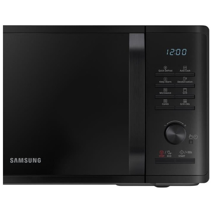 Micro-ondes Gril 23l - SAMSUNG - MG23K3515CK - Noir - Contrôle élect