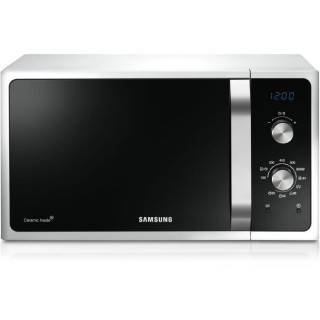 Micro-ondes Gril - SAMSUNG - MG28F303EAW - Blanc - Poignée silver - 2