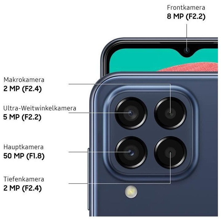 SAMSUNG Galaxy M33 128Go 5G Bleu