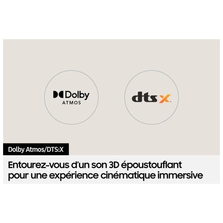 SAMSUNG - Barre de son HW-Q600B 3.1.2ch +Accoustic Beam + Dolby Atmos