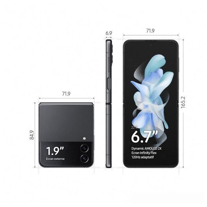 SAMSUNG Galaxy Z Flip4 128Go 5G Graphite