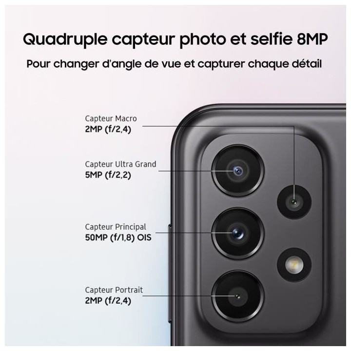 SAMSUNG Galaxy A23 5G 64G Bleu