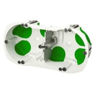 Boîte d'encastrement étanche MULTIFIX AIR avec vis 2 postes P 40mm -