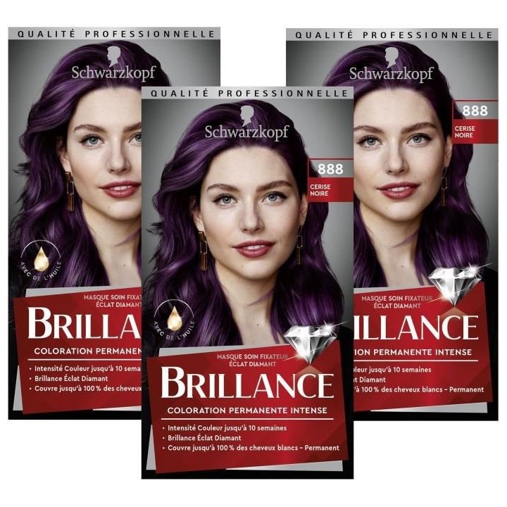 SCHWARZKOPF Brillance - Coloration Cheveux permanente intense - Eclat