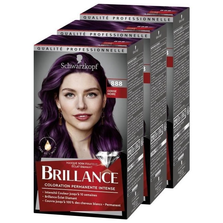 SCHWARZKOPF Brillance - Coloration Cheveux permanente intense - Eclat