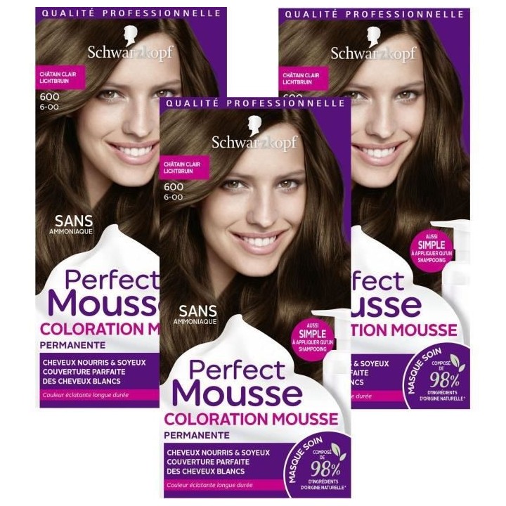 SCHWARZKOPF Perfect Mousse - Coloration Cheveux - Mousse permanente sa
