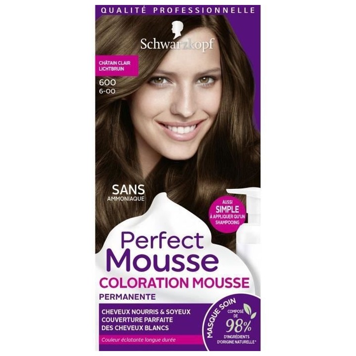 SCHWARZKOPF Perfect Mousse - Coloration Cheveux - Mousse permanente sa