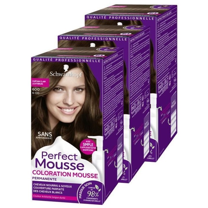 SCHWARZKOPF Perfect Mousse - Coloration Cheveux - Mousse permanente sa