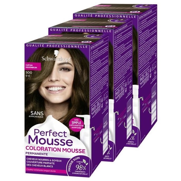 SCHWARZKOPF Perfect Mousse - Coloration Cheveux - Mousse permanente sa
