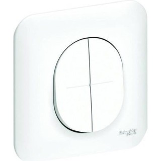 SCHNEIDER ELECTRIC Double interrupteur ou va et vient 10 A Ovalis 230