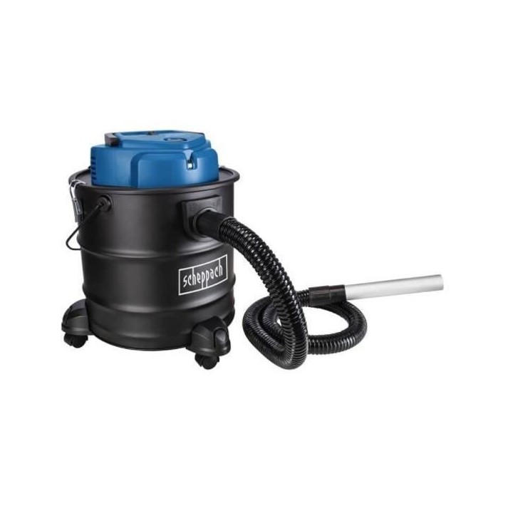 Aspirateur cendres et poussieres Scheppach - AVC20 - Cuve métal 20L -