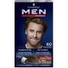 SCHWARZKOPF - Men Perfect - Gel Colorant Anti-Cheveux Blancs Homme - Coloration Cheveux Homme - Châtain Naturel 60